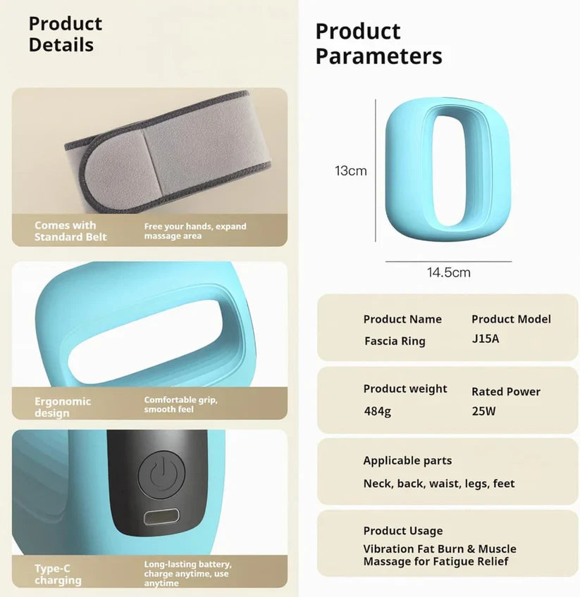FasciaFlow™ - Belly Fat Burner & Deep Tissue Massager Ring