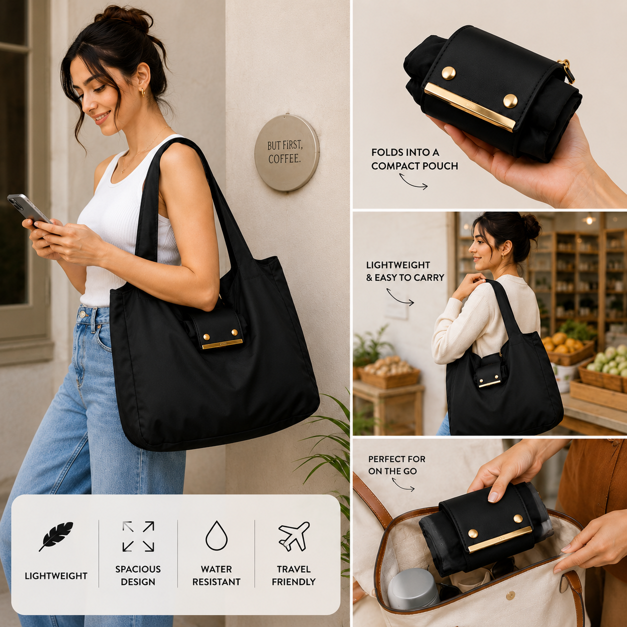 UrbanFold™ - Foldable Tote Bag