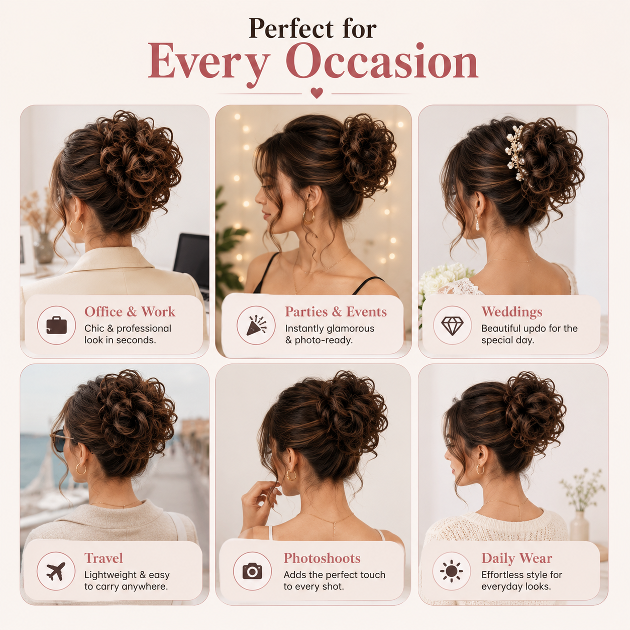 Veloura Bun™ - Instant Volume Hair Bun