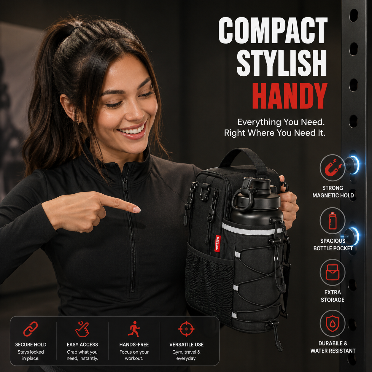 GymVault™ - Magnetic Gym Bag