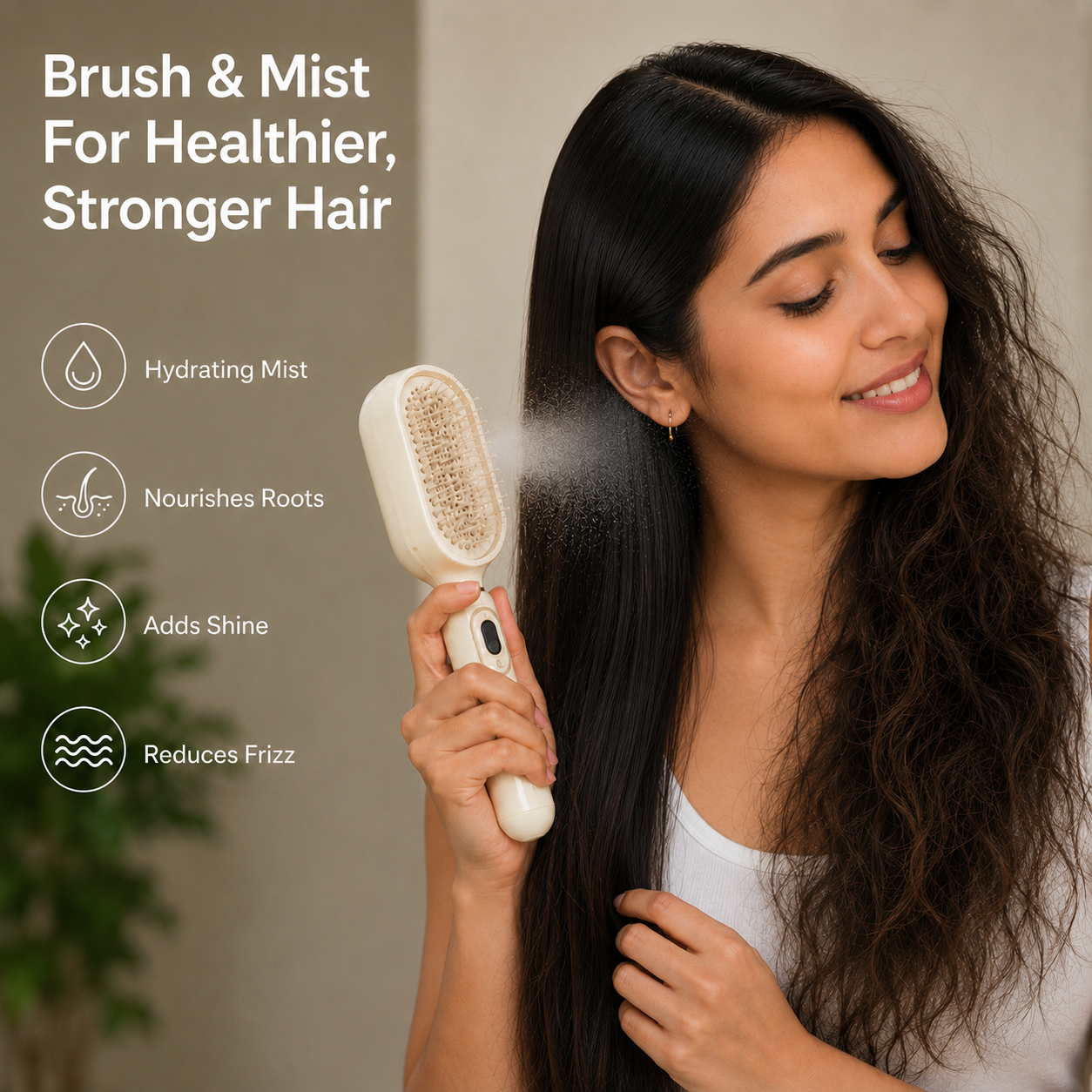 CombMist™ 5-in-1 Hair Brush