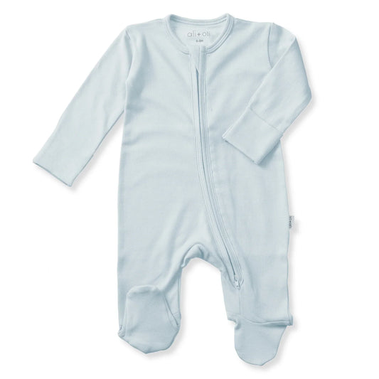 Blue Baby Footie (0-3 M)