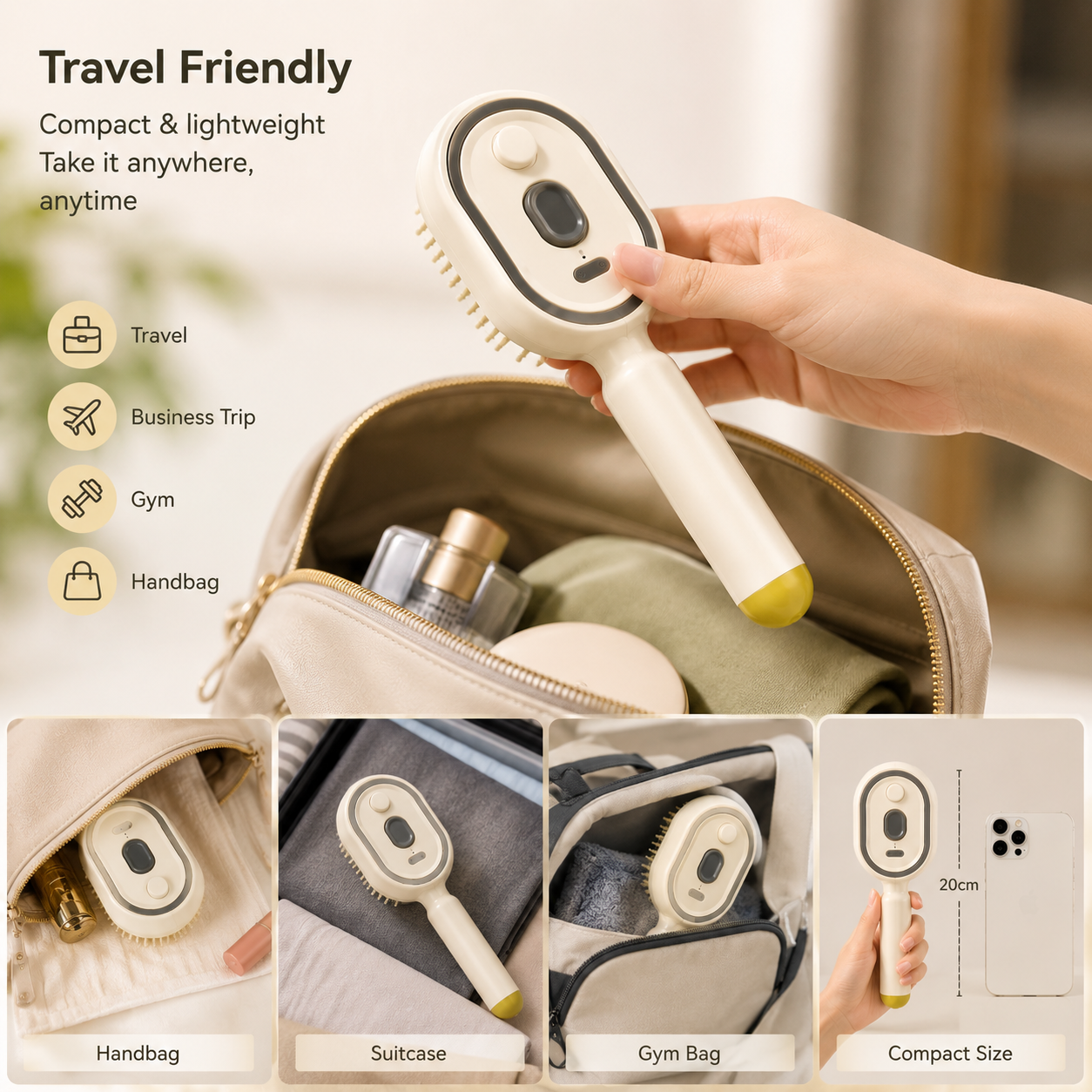 CombMist™ 5-in-1 Hair Brush