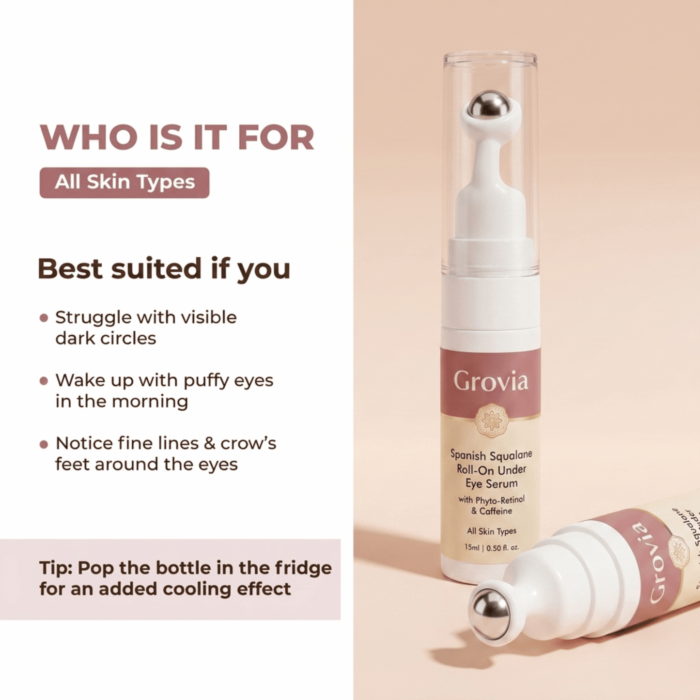EyeVera™ -  Roll on Under Eye Serum