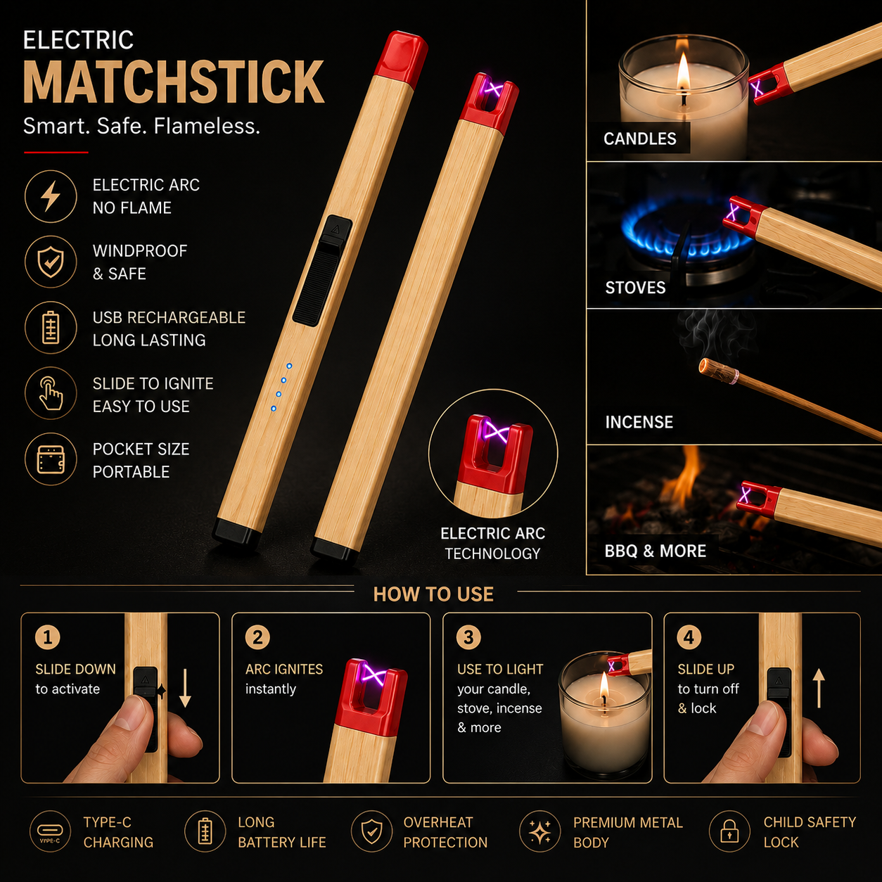 SparkX™ Matchstick Lighter 🔥