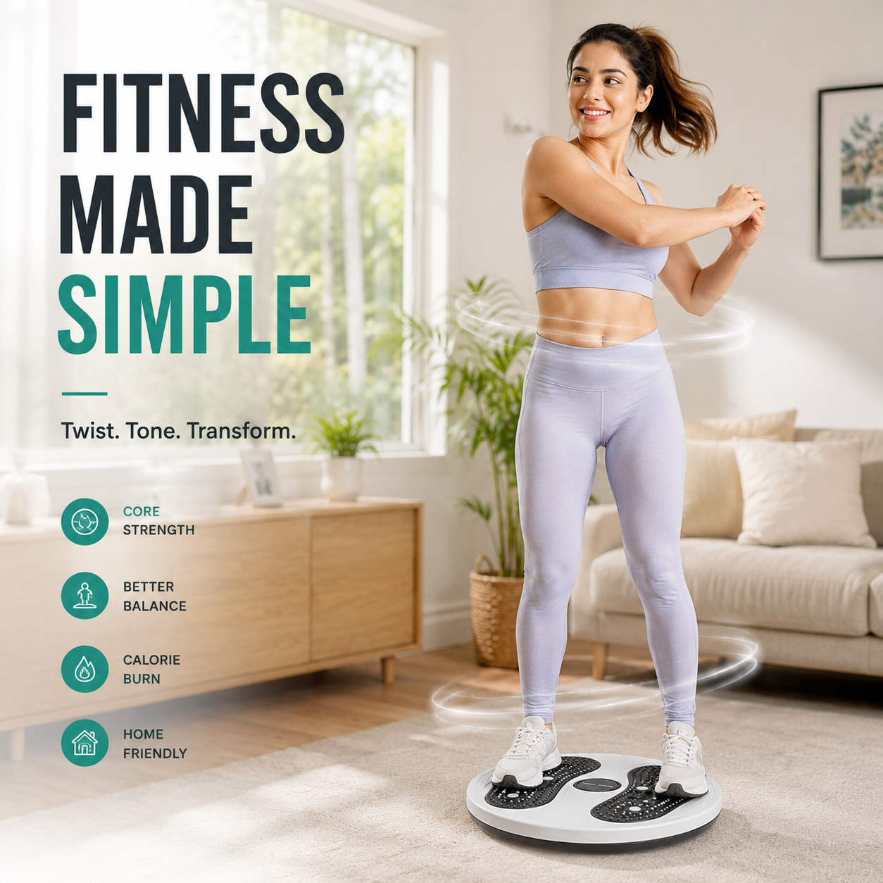TwistCore™ 5-in-1 Slimming Fitness Disc