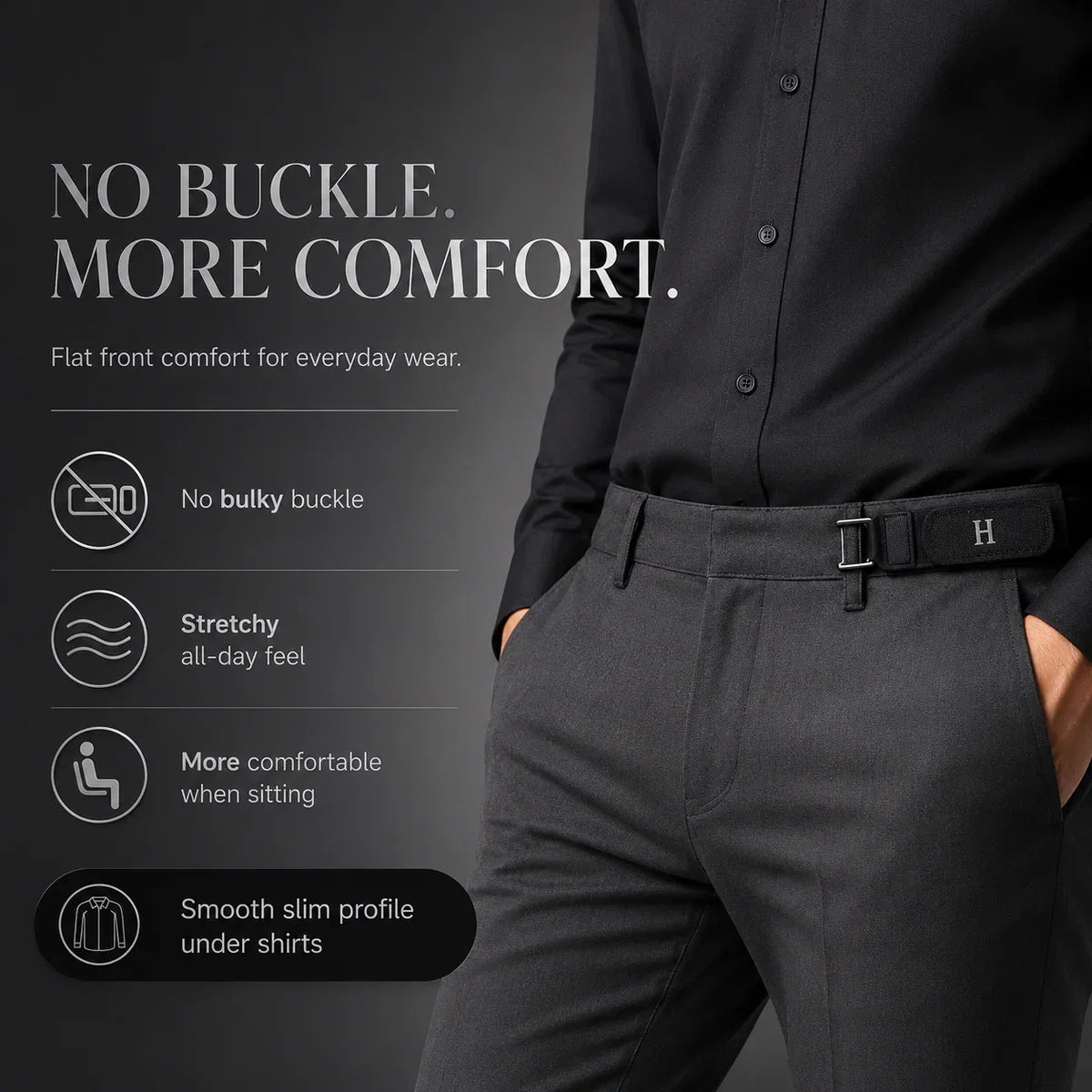 SnapFit Pro™ Buckle-Free  Belt