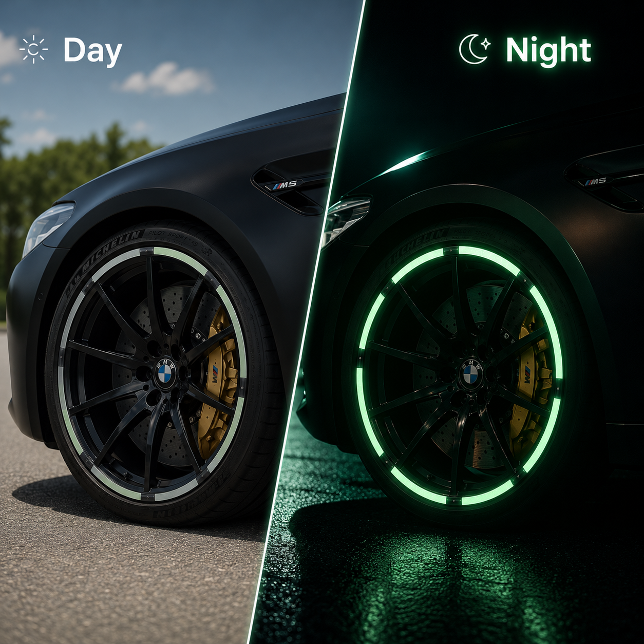 Rim Flare™ - Reflective Wheel Rim Stickers