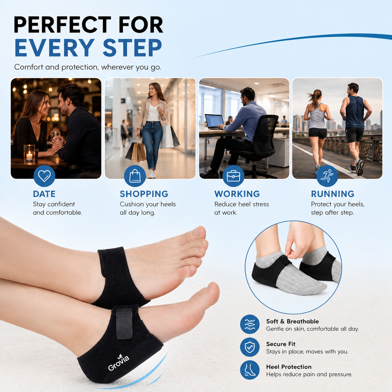 ComfortEase™ – Instant Pain Relief & Heel Comfort
