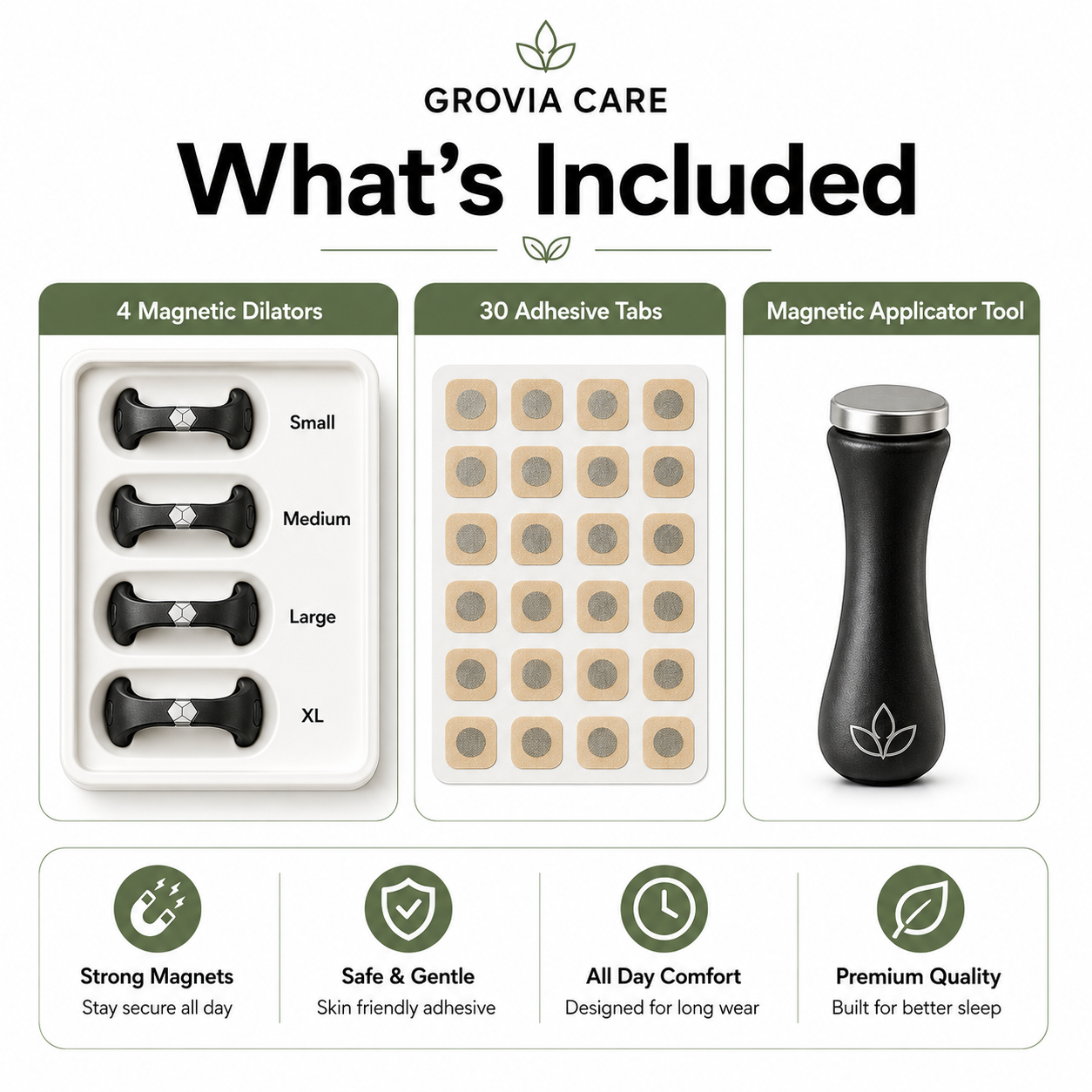 SleepEase™ Magnetic Nasal Strips
