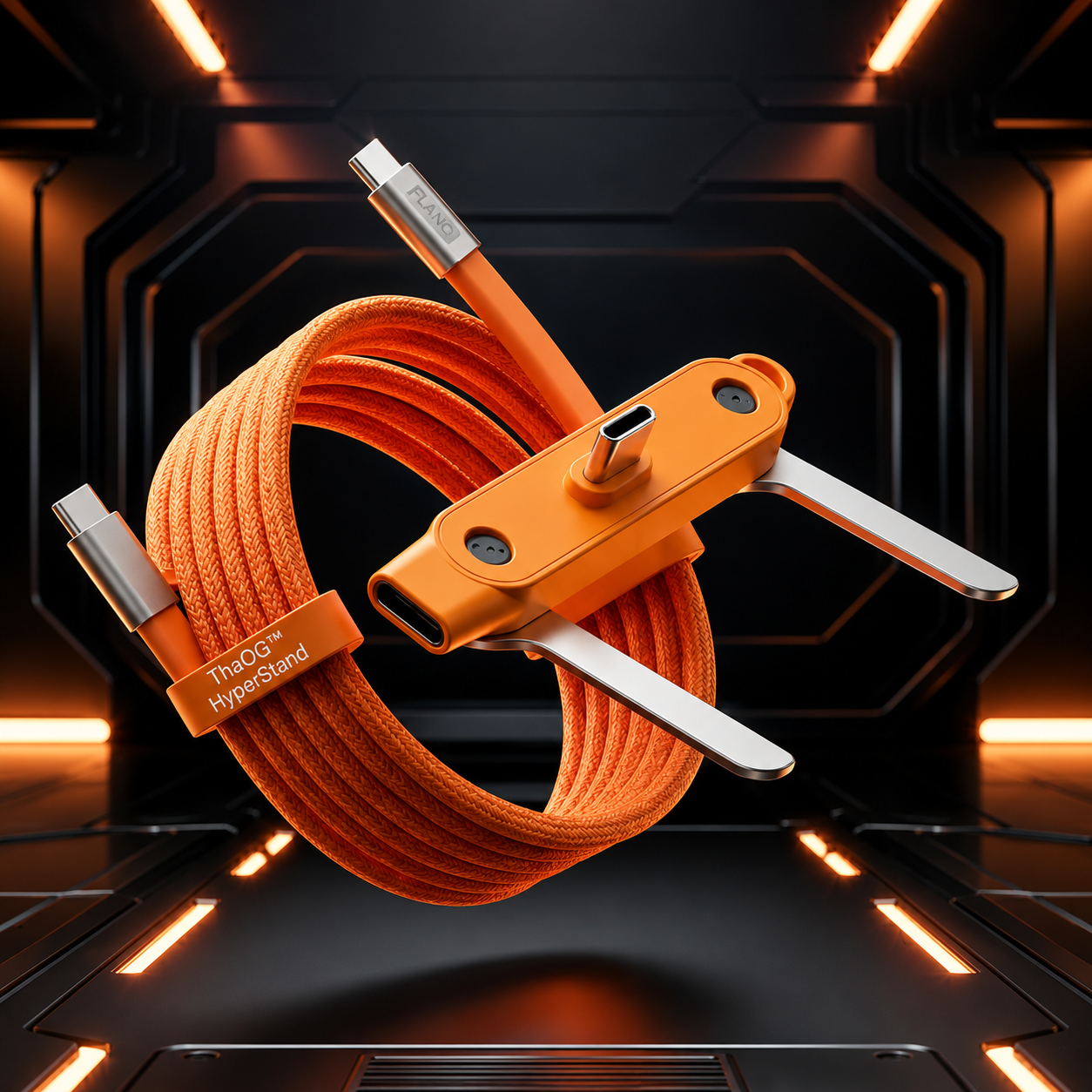 ChargeStand Pro™ — 2-in-1 Smart Cable