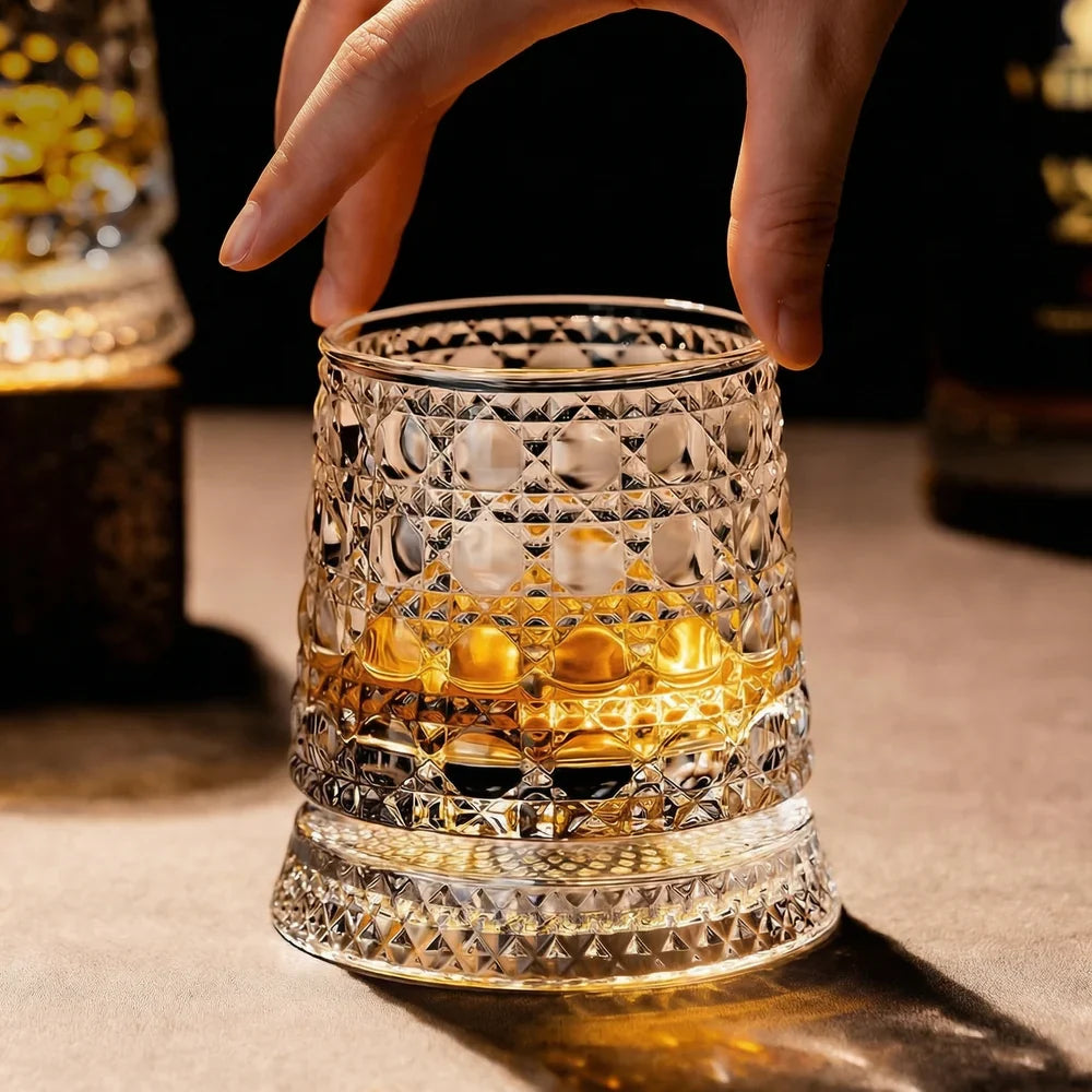 TwistSip™ Rotating Whiskey Glass