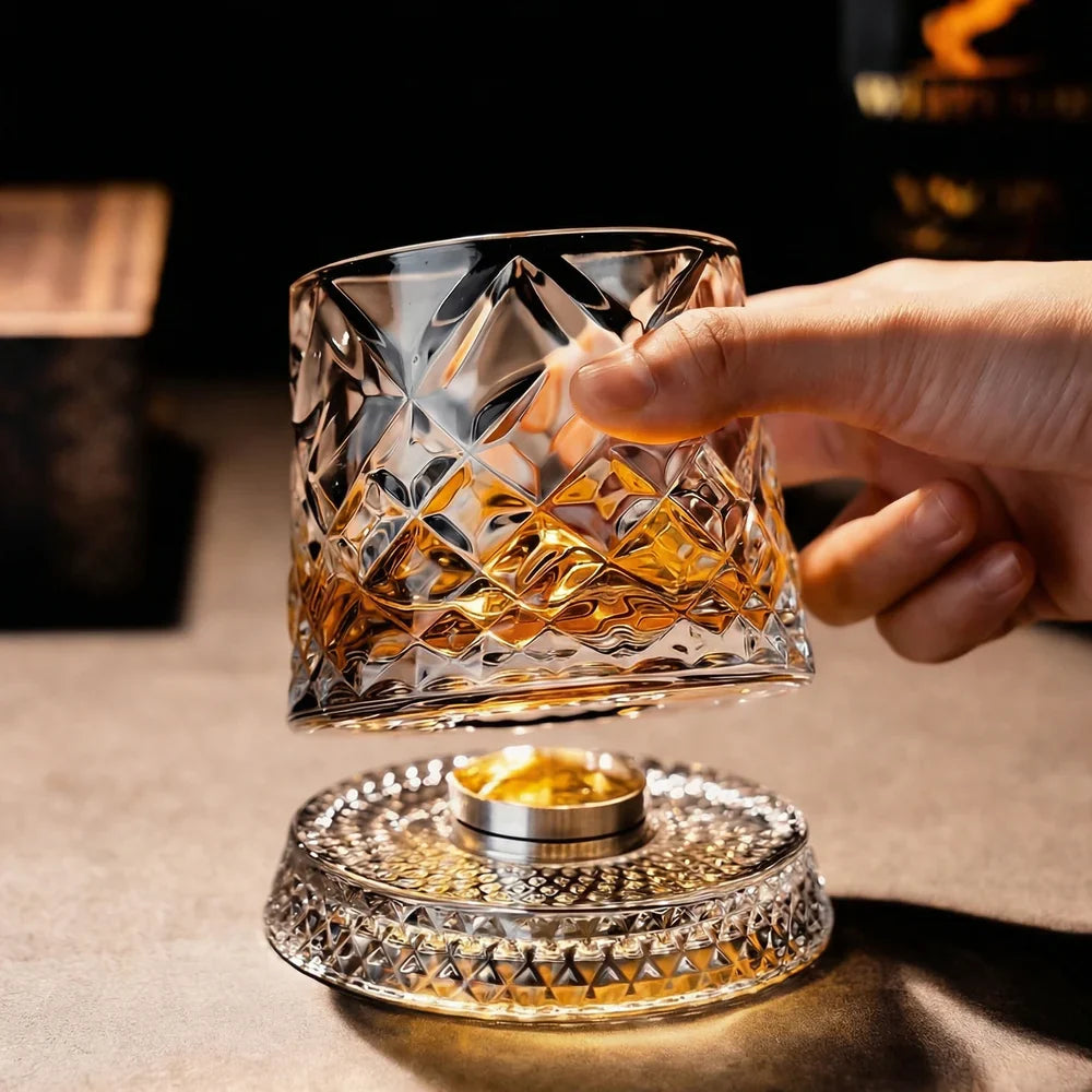TwistSip™ Rotating Whiskey Glass