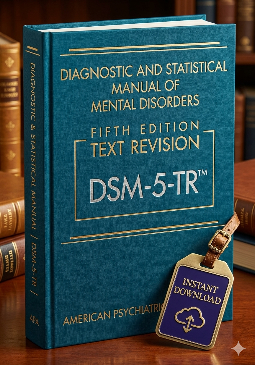 DSM-5-TR Diagnostic and Statistical Manual of Mental Disorders | Fifth Edition Text Revision for Mental Health Professionals
