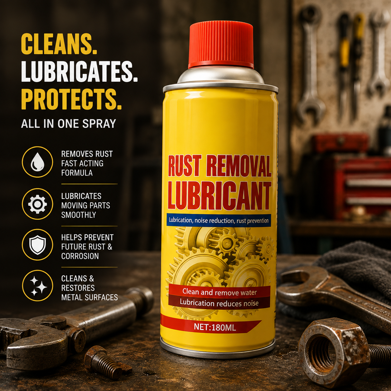 RustGuard Pro™ — Anti-Rust Lubricant & Protector