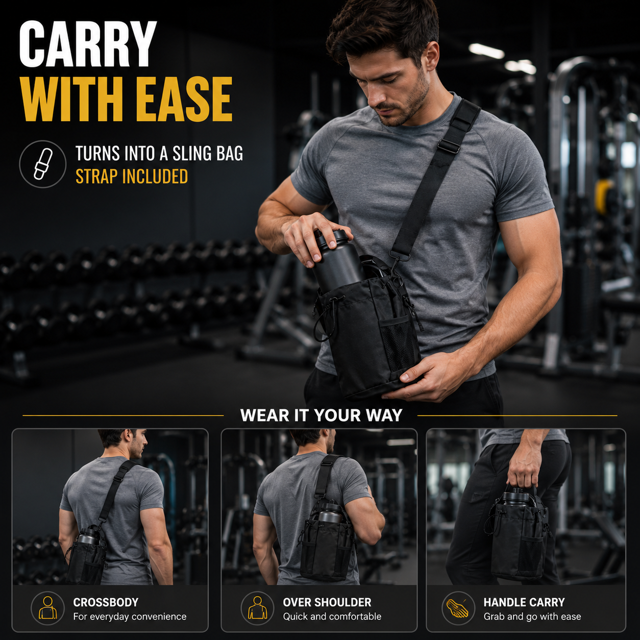 GymVault™ - Magnetic Gym Bag