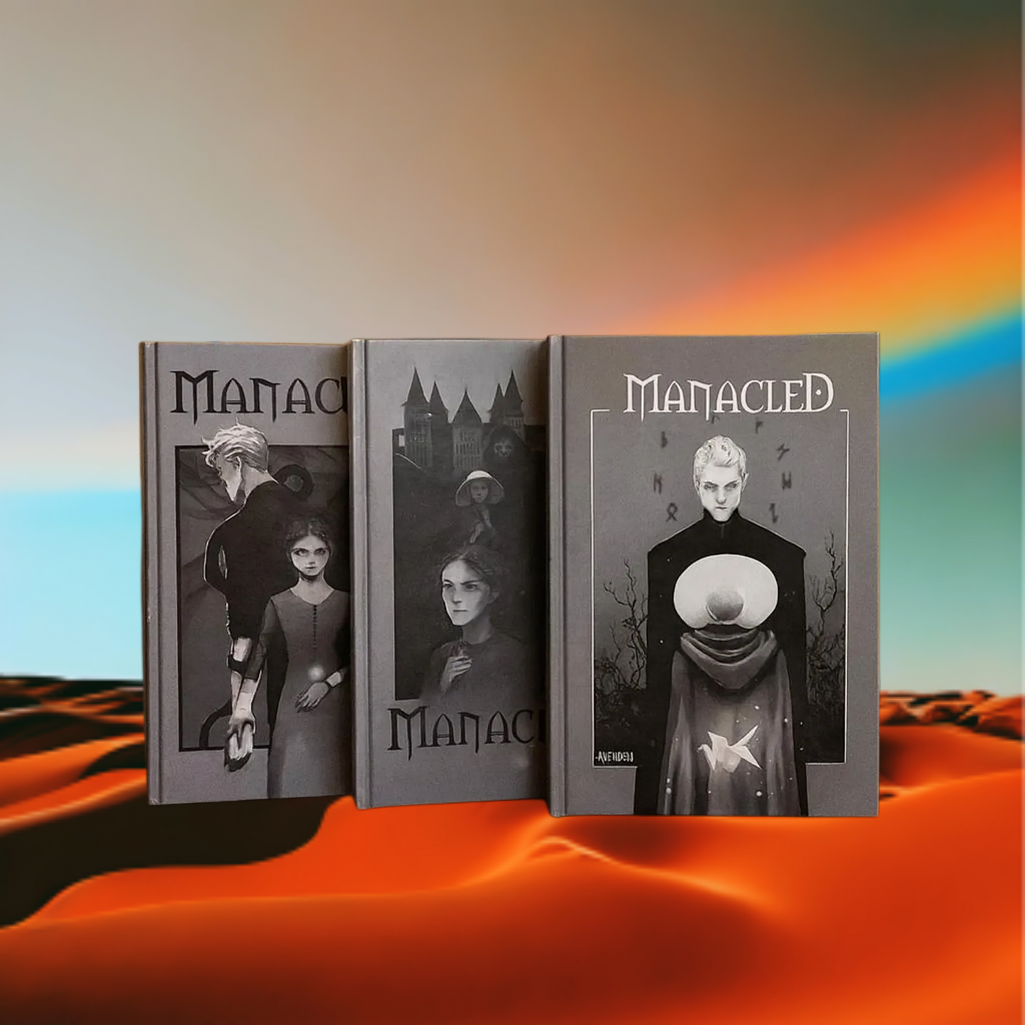 Manacled books by Senlinyu - set of 3 books bundle