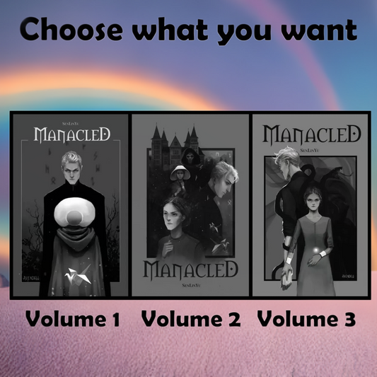 Manacled books by Senlinyu - set of 3 books bundle