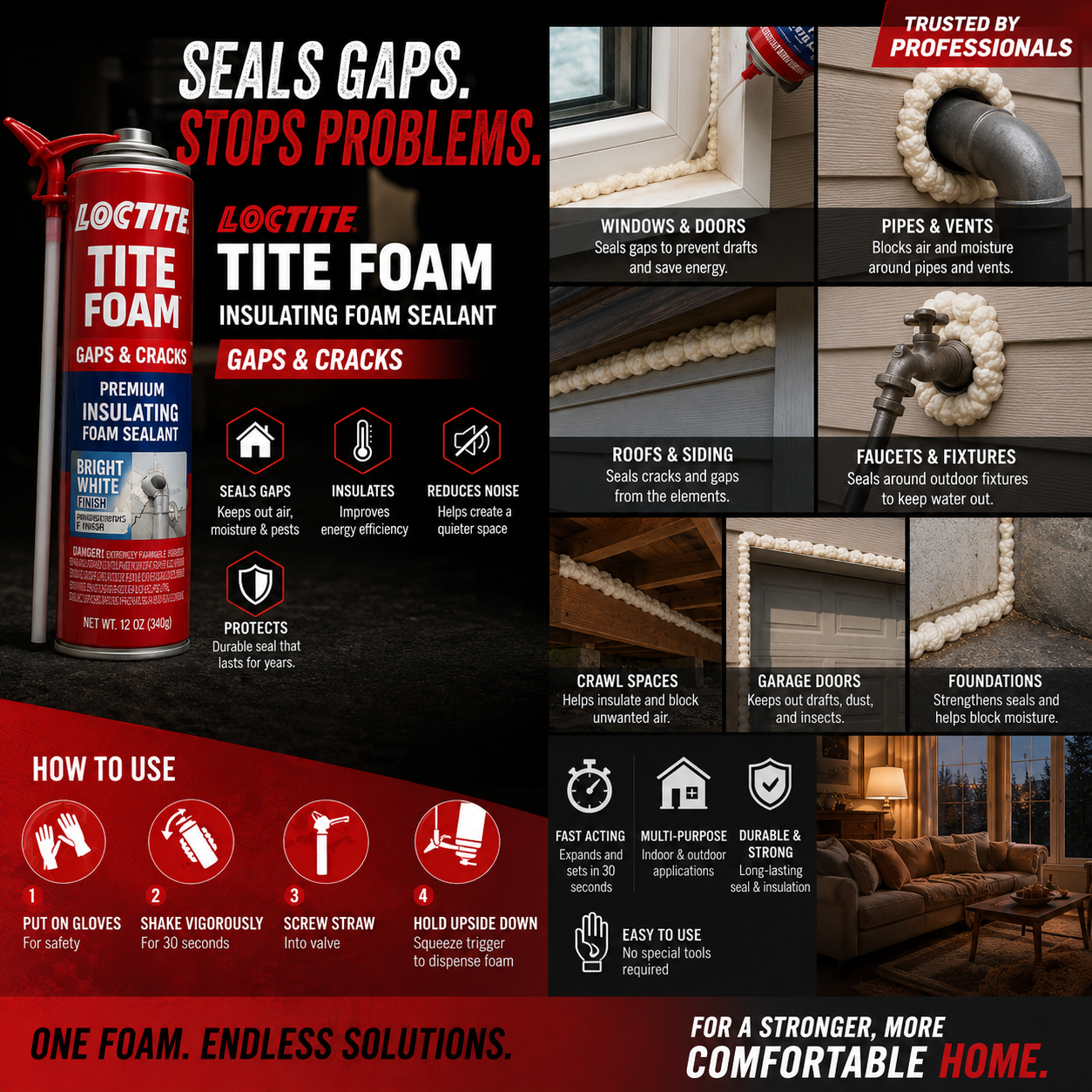 PowerSeal™ Gap Filler Foam