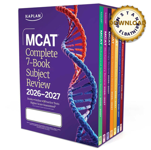 MCAT Complete 7-Book Set 2026–2027 | Comprehensive MCAT Prep & Medical School Admission Study Guide