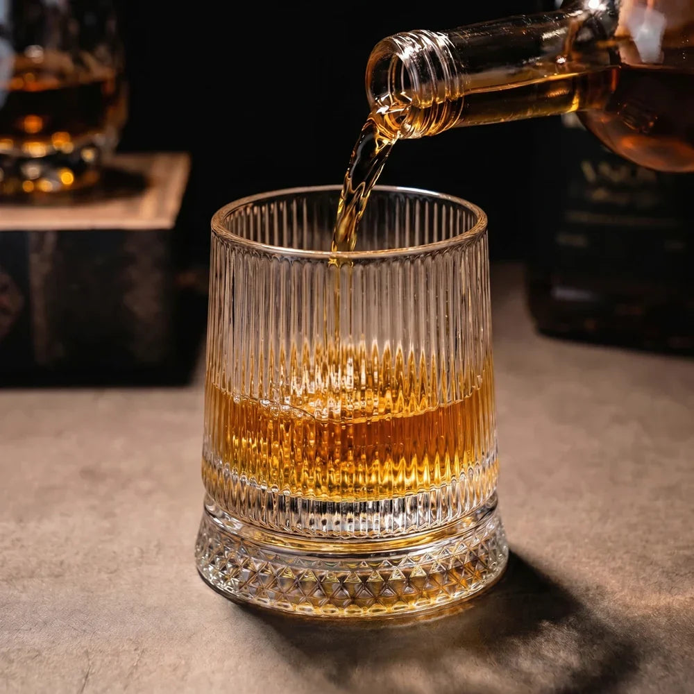 TwistSip™ Rotating Whiskey Glass