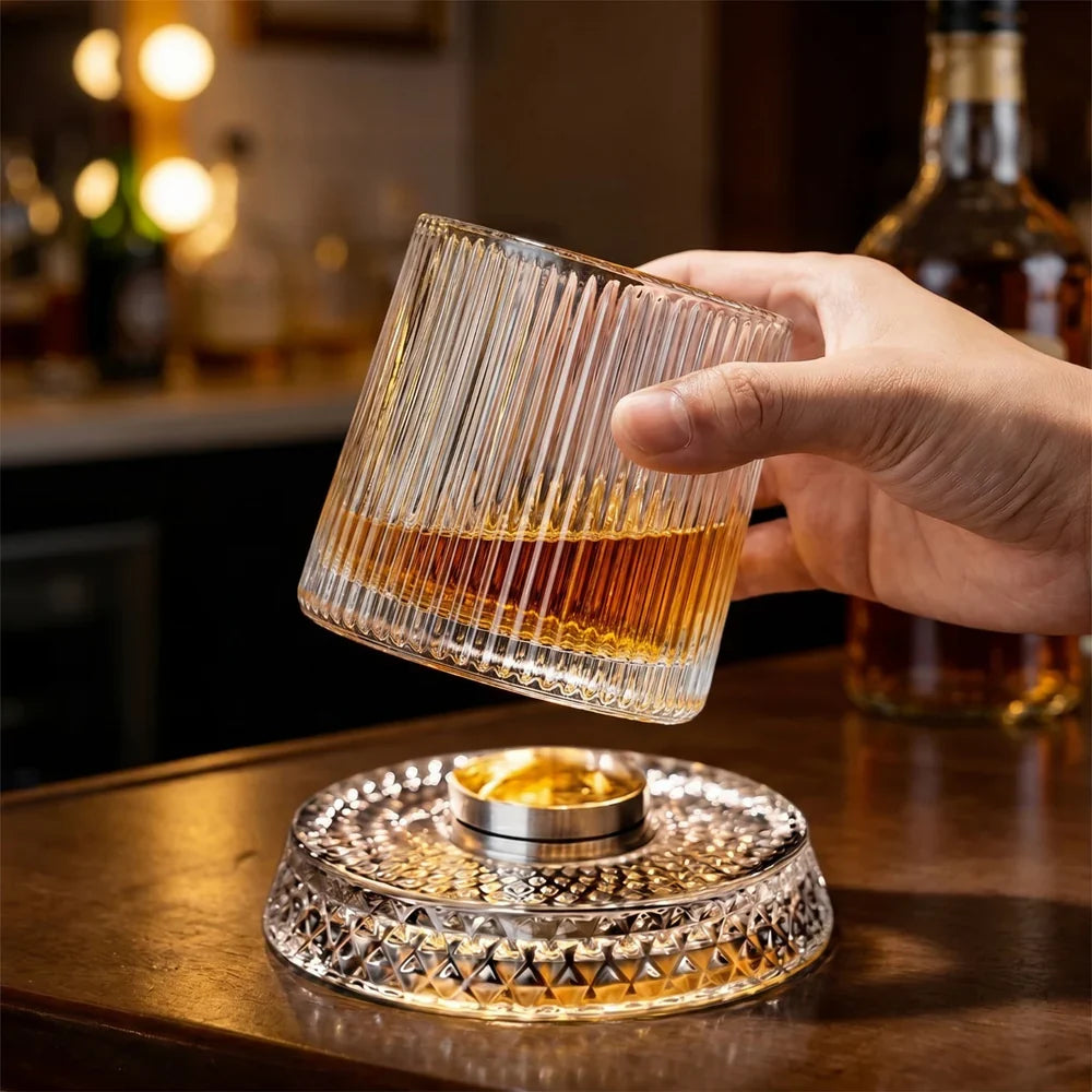 TwistSip™ Rotating Whiskey Glass